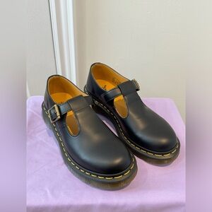 Dr Martens Polley Smooth Leather Mary Janes - Size 8